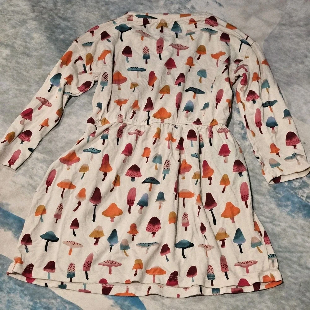 Gymboree Baby Mushroom 2t Dress With Pockets Elastic Waist